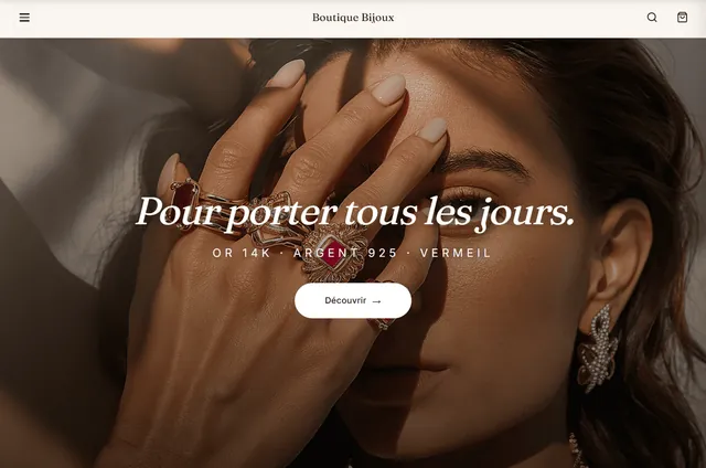 Exemple de boutique Hopla